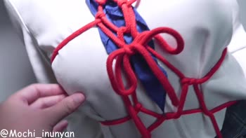 Mochi_inunyan's Bondage Orgasm: A Cosplay Dream