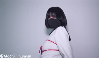 Mochi_inunyan's Bondage Orgasm: A Cosplay Dream