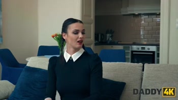 DADDY4K. WEDNESDAY ADDAM'S BIG BLACK COCK DREAM finally came true