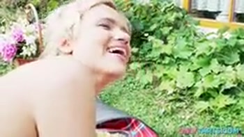 Summer Anal Sex Fun in the Village with Stepbrother