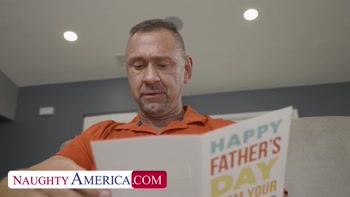 Gia Oh My Gives Her Friend's Dad A Sexy Daddy's Day Surprise