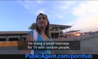 PublicAgent POV Outdoor Reality Sex for Cash