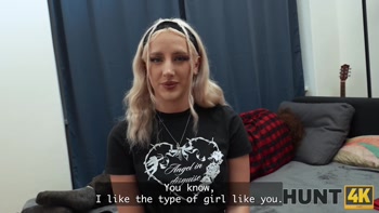HUNT4K. Is She Doing It for Him or for Her Pleasure?