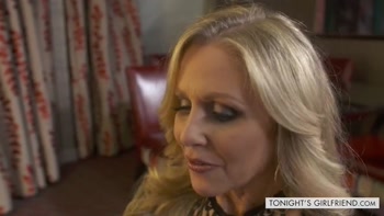 Julia Ann is Tonights Girlfriend and making sure her client is satisfied is all that matters including milking his cock