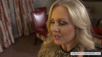 Julia Ann is Tonights Girlfriend and making sure her client is satisfied is all that matters including milking his cock