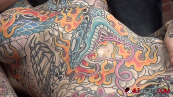 Tiger Lily's Seductive Tattoo Session: A Nude Adventure