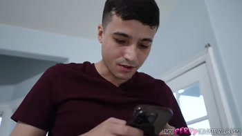 My StepMilf Fucks Me Into Forgetting My Ex On New Years!! - MyPervyFamily