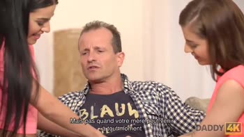 George Uhl Seduces in Threesome with Her Daddy