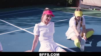 Charlotte Sartre - Sizzling Coach Foursome: Teen (18+) BFFs Satisfy Hungry Jock