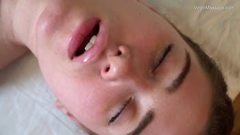 Virgin Brunette's Oiled Bliss: Sensual Massage for Cili