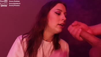 Snowy Bubbles' Face Gets Hammered By Massive Cock
