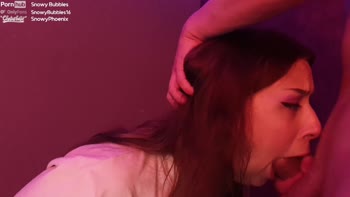 Snowy Bubbles' Face Gets Hammered By Massive Cock