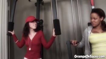 Sweet Petite Steals Gramps' Heart