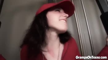 Sweet Petite Steals Gramps' Heart
