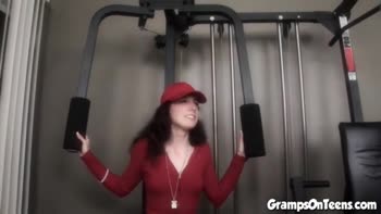 Sweet Petite Steals Gramps' Heart