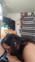 Pregnant Latina MILF Sccruz89 Delivers Deep Throat Orgasm