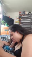 Pregnant Latina MILF Sccruz89 Delivers Deep Throat Orgasm