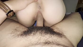 Quickie Interrupted: GuessWhat_11's Big Dick Reverse Cowgirl POV
