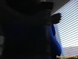 Christine Teases in Lingerie, Solo POV Masturbation