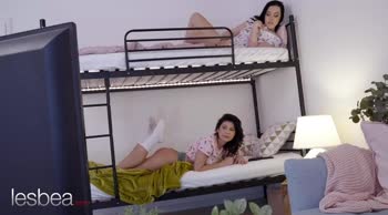 Zoe Doll & Lilly Bella's Czech Lesbian Affair: Big Tits, Petite Pussy Licking