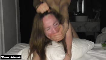 Teen (18+) Meat's Screaming Orgasm: Hardcore College Frenzy