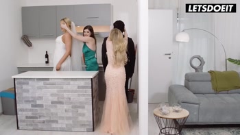 Bride-to-Be Gina Varney Joins Anal Foursome with Bridesmaids - HORNY HOSTEL