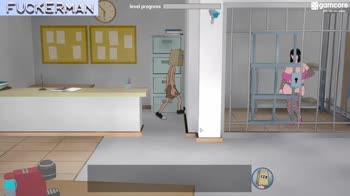 Porn-Games in CopBang: Hardcore FFM Threesome Cartoon Sex