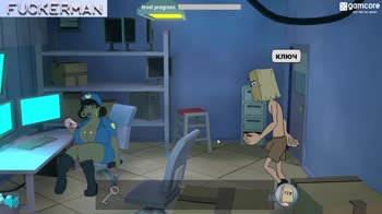 Porn-Games in CopBang: Hardcore FFM Threesome Cartoon Sex