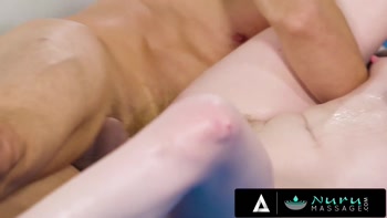NURU MASSAGE - Redhead Beauty Sonia Harcourt Shows Investor That NURU Massage Pays Off