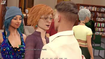 AVN Teller's Steamy Seduction in Vinovella University: Exclusive Visual Novel Gameplay