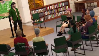 AVN Teller's Steamy Seduction in Vinovella University: Exclusive Visual Novel Gameplay