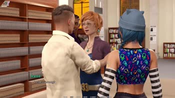 AVN Teller's Steamy Seduction in Vinovella University: Exclusive Visual Novel Gameplay