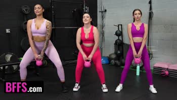 BFFs Orgy Heat: Ariana Starr Joins Brookie Blair & Serena Hill for Uninhibited Fun