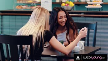 Khloe Kapri's Coffee Break Turns to Scorching Lesbians