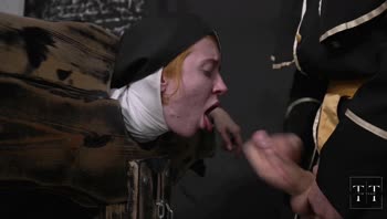 Tim Deen Disciplines the Naughty Redhead Nun