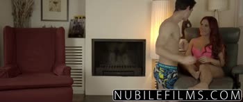 NubileFilms Spanish Beauty Cums on Hard Cock