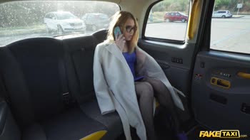 Taxi Teen (18+)'s Glasses Come Off for a Huge Cock
