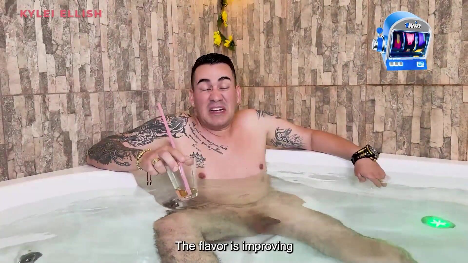 Latina MILF Kylei Eliish Rides her Boyfriends Friend after Catching him Naked in her Jacuzzi and Gi