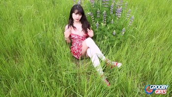 Cailey Katts' Sweet Debut: Solo Bliss in Lingerie