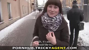 Tricky Agent's Teen (18+) Seduction: Natural Tits & Big Ass