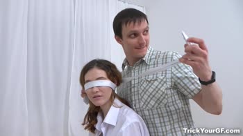 Gisha Forza Blindfolded: Stranger Seduces Her Cheating GF