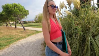 Belovefree Sucks My Cock for Cash in Public