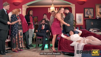 BRIDE4K. Everybody saw my pussy and I don't give a fuck
