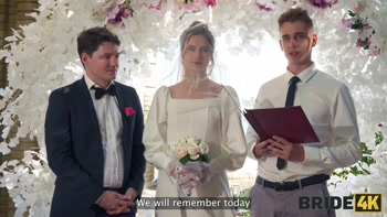 BRIDE4K. A real wedding anal fuck, Bride was nailed by a toastmaster