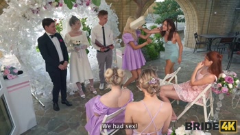 BRIDE4K. A real wedding anal fuck, Bride was nailed by a toastmaster