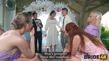 BRIDE4K. A real wedding anal fuck, Bride was nailed by a toastmaster