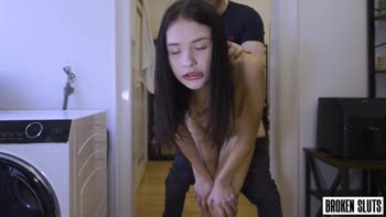 Broken Sluts' Rough Anal Ride Ignites Eye-Rolling Orgasms