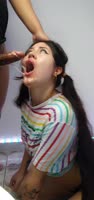 DherlyDoll's Deepthroat Delight: Amateur Brazilian Teen (18+) Garganta Profunda