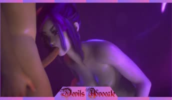 BlowJob Bonanza with DevilsAdvocateSex in 60FPS Cartoon Hentai