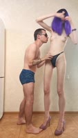 Alisa_Bandicoot - Alisa's Sweet Surprise: Tall Beauty Meets Petite Adorable